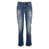 Jeans boy-friend donna denim leggero TAKE TWO 98% cotone 2% elastan mod DKE4554 MADE IN ITALY