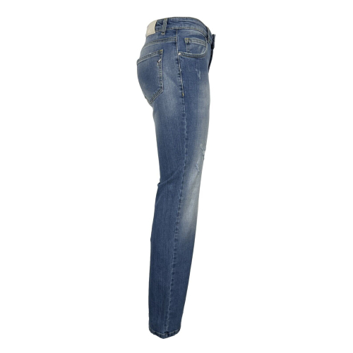 Jeans boy-friend donna denim leggero TAKE TWO 98% cotone 2% elastan mod DKE4554 MADE IN ITALY