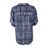 Women's oversized checked shirt SEMICOUTURE 100% cotton S3SS04 SABELLA MADE IN ITALY