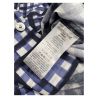 Women's oversized checked shirt SEMICOUTURE 100% cotton S3SS04 SABELLA MADE IN ITALY