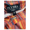 ZEYBRA Costume da bagno uomo AUB344 MILLERIGHE FLUO Orange 100% nylon MADE IN ITALY
