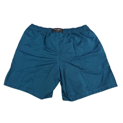 ZEYBRA petroleum man beach boxer CHEVRON pattern AUB180 69% polyamide 31% polyester MADE IN ITALY