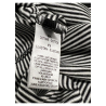 NEIRAMI abito donna jersey righe ecru/nero D724ST 96% cotone 4% elastan MADE IN ITALY
