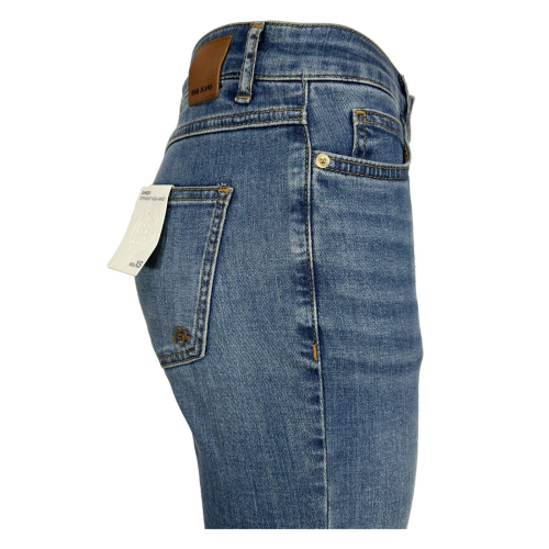 BSB  jeans donna denim chiaro straight GINGER 98% cotone 2% elastan
