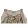 RUE BISQUIT women's multicolor floral patterned top RS7314 100% viscose MADE IN ITALY