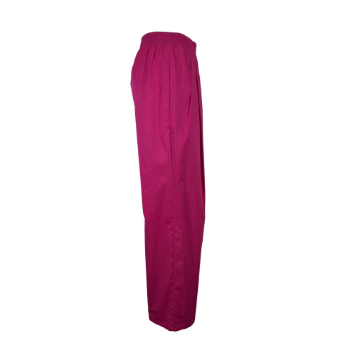 RUE BISQUIT pantalone donna palazzo fucsia RS4357 100% cotone MADE IN ITALY