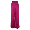 RUE BISQUIT women's fuchsia palazzo trousers RS4357 100% cotton MADE IN ITALY