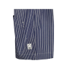 MADSON by BottegaChilometriZero camicia uomo over righe bianco/blu DU23045 100% cotone MADE IN ITALY