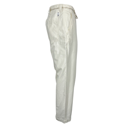 MADSON by BottegaChilometriZero pantalone uomo DU23014 ILLINOIS 100% cotone MADE IN ITALY