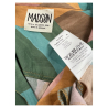 MADSON by BottegaChilometriZero multicolor man shirt over DU23041 100% cotton MADE IN ITALY