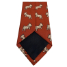 DRAKE'S LONDON man lined tie with puppies, MADE IN ENGLAND