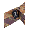 DRAKE’S LONDON cravatta uomo madras multicolore cm 147x8 100% seta MADE IN ENGLAND