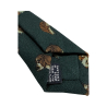 DRAKE’S LONDON cravatta foderata fant. cani cm 147x8 100% lana MADE IN ENGLAND