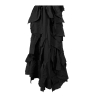 TADASHI black woman dress TPE231117 PETALI DRESS in modal MADE IN ITALY