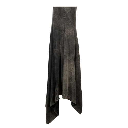 INDUSTRIAL abito donna nero stone washed C33/1 90% cotone 10% elastan MADE IN ITALY