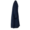 TADASHI women's blue taffeta egg duster TPE236114 OVETTO DUST 100% polyester MADE IN ITALY