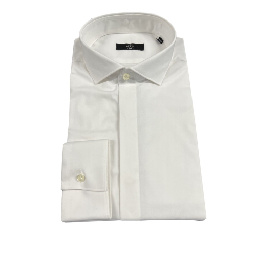 GMF 965 white man shirt SC140 931250 97% cotton 3% elastane