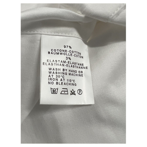GMF 965 camicia uomo bianca SC140 931250 97% cotone 3% elastan