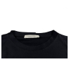 LIVIANA CONTI women's black maxi t-shirt F1SH05 100% cotton MADE IN ITALY