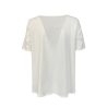 NEIRAMI woman flared t-shirt B53JH 93% cotton 7% elastane MADE IN ITALY