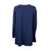 TADASHI blue flared blouse TPE232161 72% rayon 24% polyamide 4% elastane MADE IN ITALY