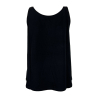 NEIRAMI canotta nera svasata B73JH cotone MADE IN ITALY