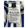 NEIRAMI women's flared tank top ecru/bluette stripes black edge B73MY 96% cotton 4% elastane MADE IN ITALY
