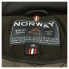 NORWAY giaccone uomo cappuccio staccabile chiusura nascosta zip e automatici 05720 AKSEL