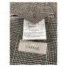 CAESAR unlined men's jacket Prince of Wales black/ochre art 664358 0018 DROP 7 POSITANO MADE IN UE