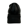 ORE 04.44 BY CHARLY FOX MOCASSINO DONNA PELLE NERO MOKA1/ALEX MADE IN ITALY