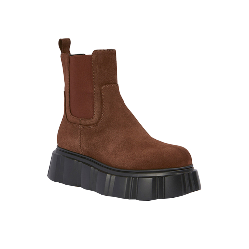 SEMICOUTURE stivale basso beatles donna crosta caramel Y3WZ20