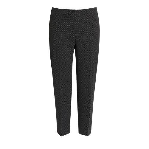 PERSONA by Marina Rinaldi linea N.O.W Pantaloni in tessuto jacquard nero 33.7133033 RAID