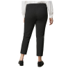 PERSONA by Marina Rinaldi linea N.O.W Pantaloni in tessuto jacquard nero 33.7133033 RAID