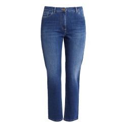 PERSONA by Marina Rinaldi linea N.O.W Jeans in denim blu di cotone 33.7183023 ILIADE