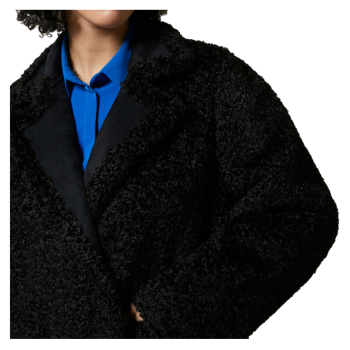 PERSONA by Marina Rinaldi Reversible black bear effect jacket 33.1454033 EDEN