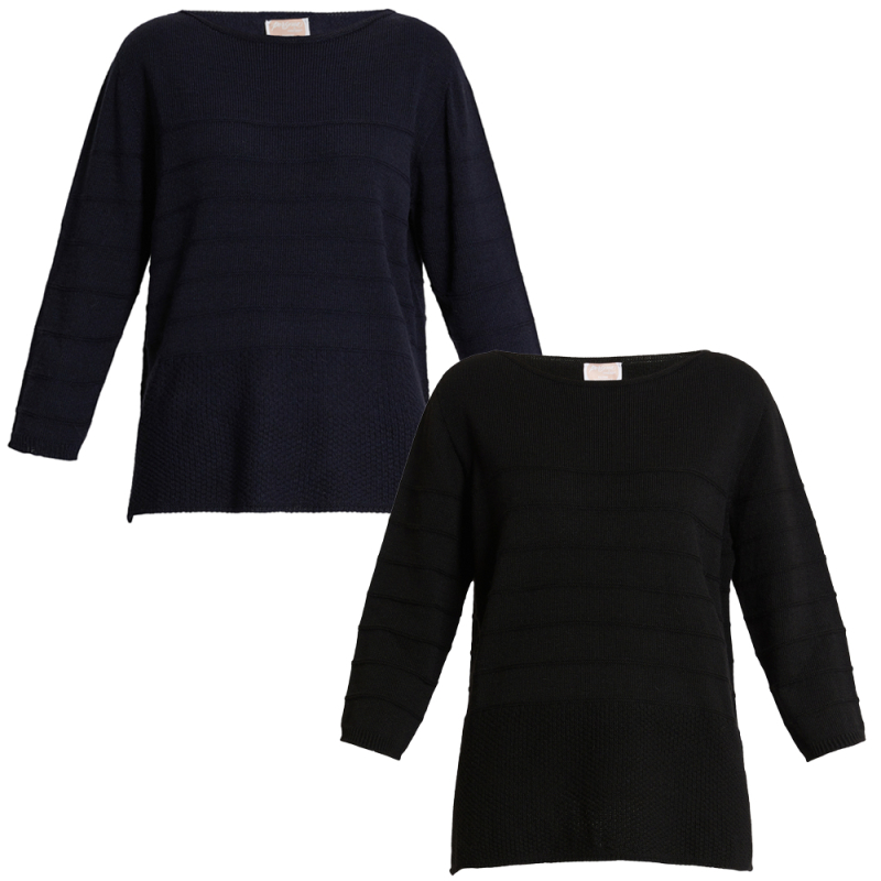 PERSONA by Marina Rinaldi N.O.W line Wool blend sweater 33.7363023 AMALFI MADE IN ITALY