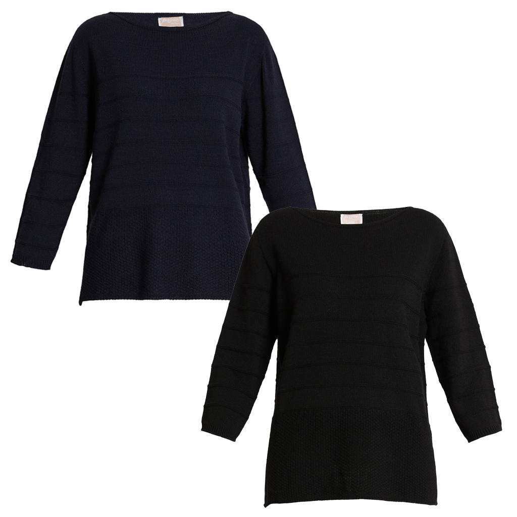 PERSONA by Marina Rinaldi N.O.W line Wool blend sweater 33.7363023 AMALFI MADE IN ITALY