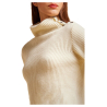 LIVIANA CONTI Ribbed recycled cashmere sweater L3WC20 MADE IN ITALY