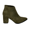 BOLEMA women's low boot suede QR700 100% leather MADE IN ITALY