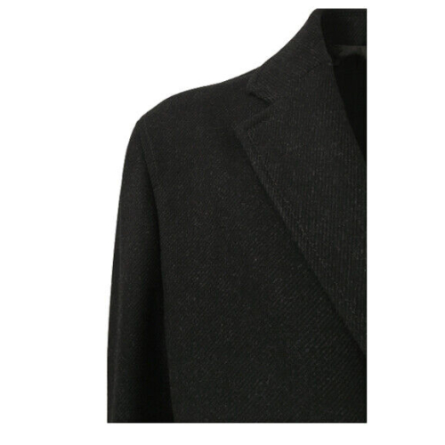 LUIGI BIANCHI CAPPOTTO UOMO GRIGIO REGULAR SLIM 95% LANA 5% CASHMERE