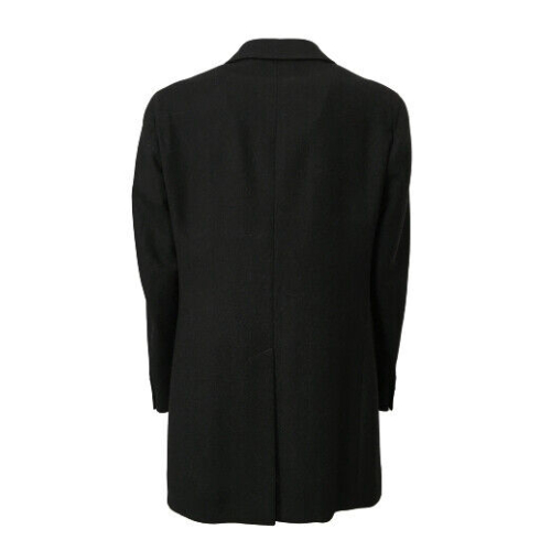 LUIGI BIANCHI coat gray man regular slim fit 95% wool 5% cashmere