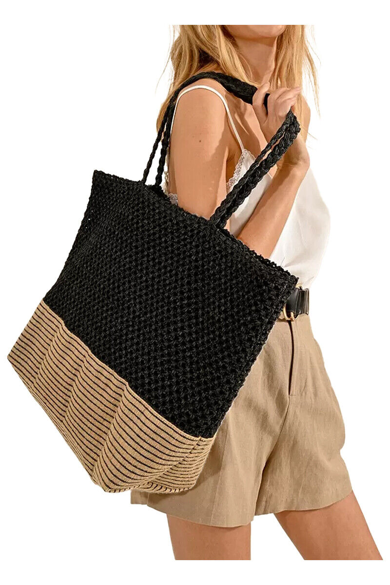 MOLLY BRACKEN borsa donna beige/nero