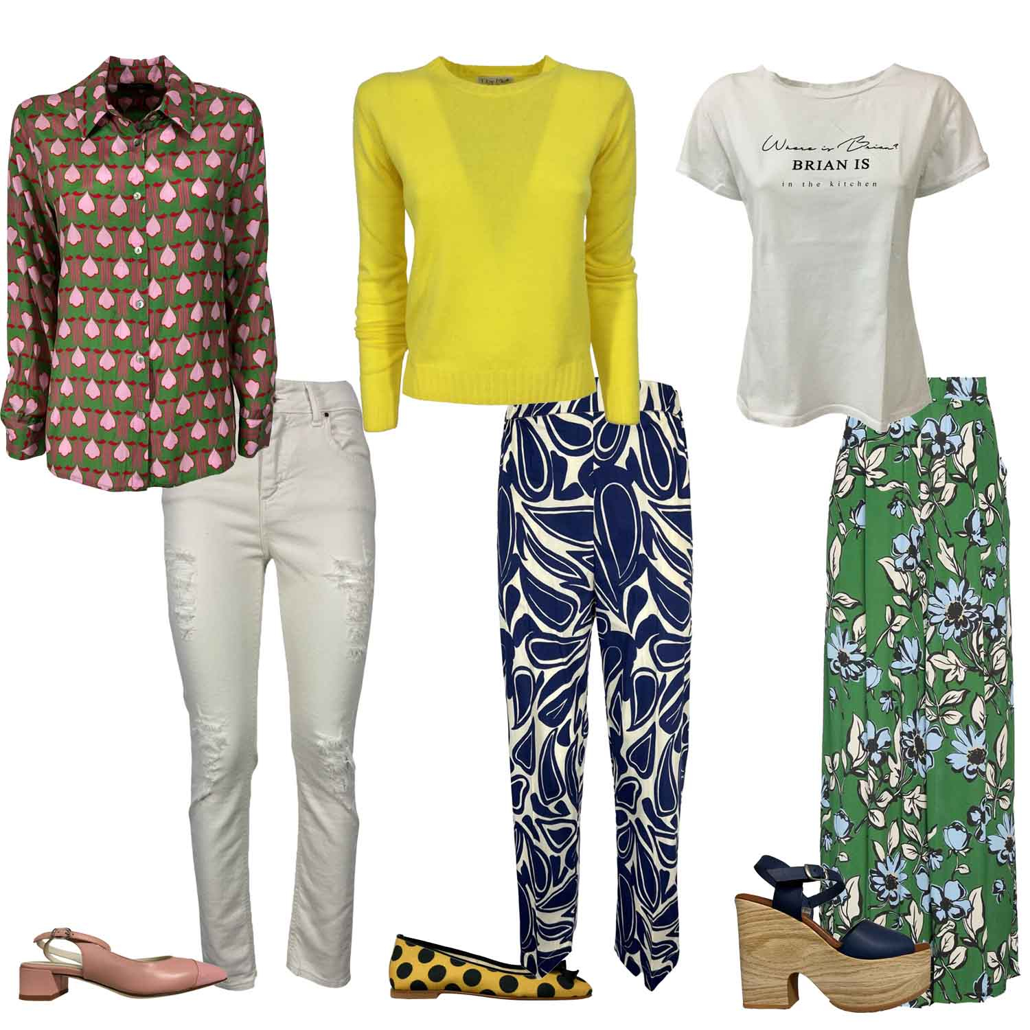 Spring-Summer 2023 COLORS top and flops Spring-Summer 2023 COLORS top and flops