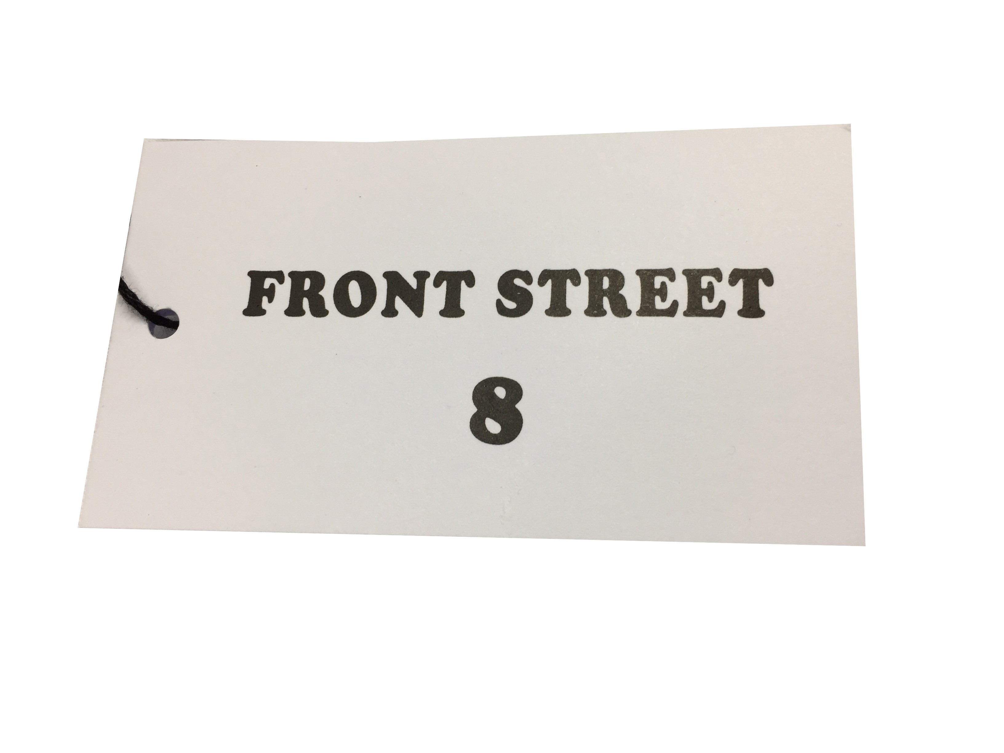 FRONT STREET 8