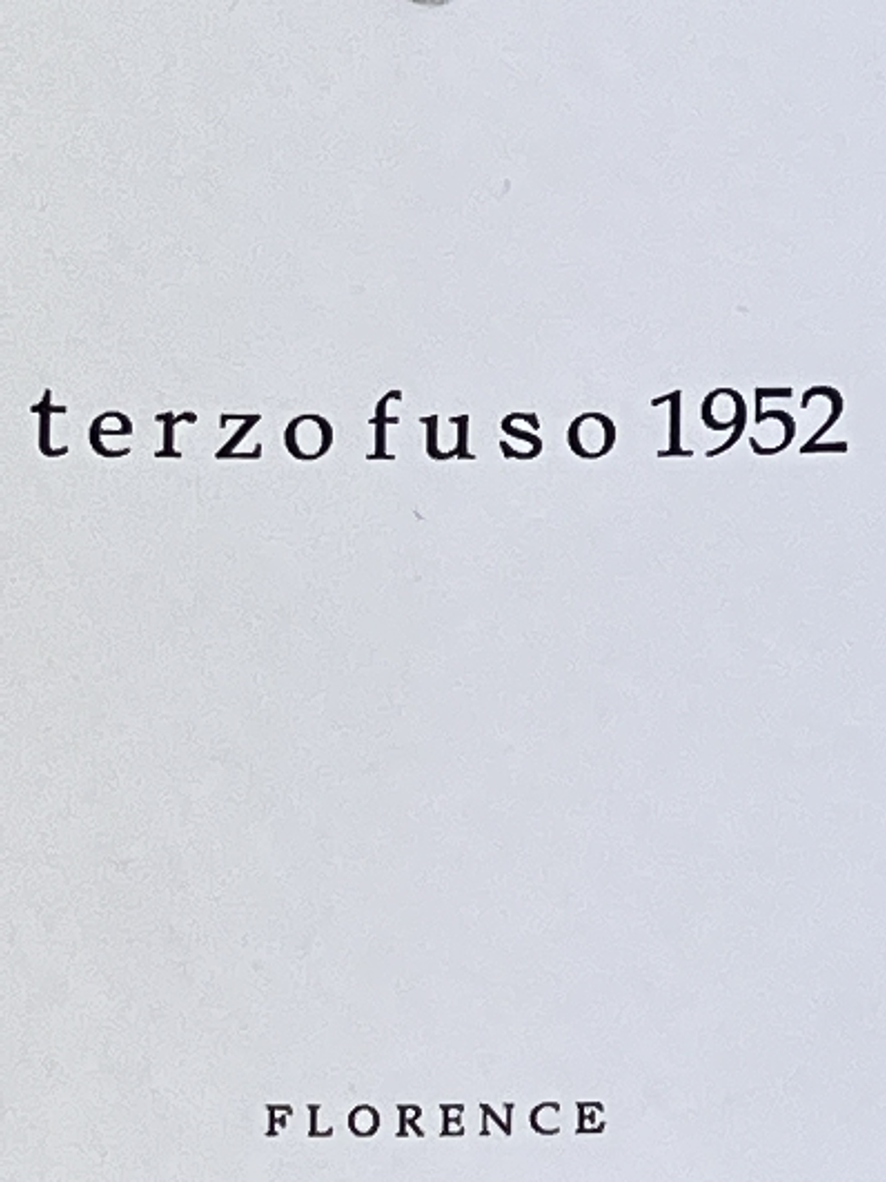 TERZO FUSO 1952
